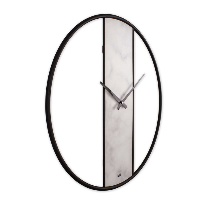 Wallity Demre - White Marble Reloj de Pared Decorativo Wallity Demre - White Marble Reloj de Pared Decorativo